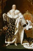 Robert Lefevre, Portrait of Louis XVIII in coronation robes